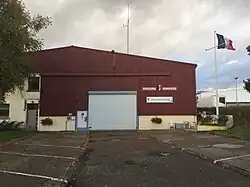 Caserne de pompiers à Wissous.