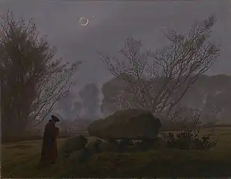 Promenade au crépuscule, huile sur toile, (J. Paul Getty Museum, Los Angeles).