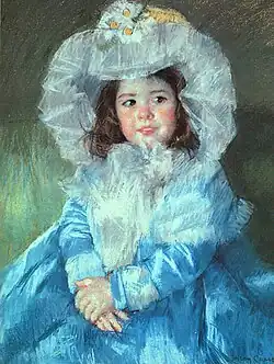 Margot en bleu, Baltimore, Walters Art Museum, pastel, 1902