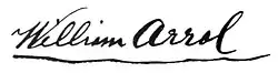 signature de William Arrol