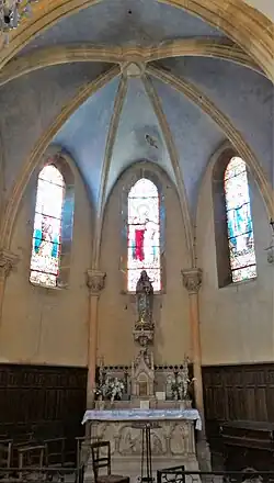 La chapelle nord construite en 1879.