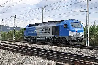 Euro 4000 Comsa no&nbsp;335.002 à Castellbisbal (Espagne).