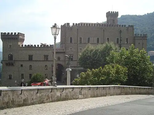 Le château de San Gregorio da Sassola, dit Castello Brancaccio.