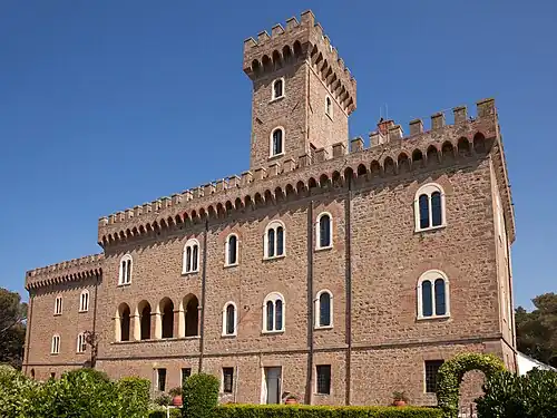 Le château Pasquini.