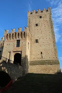 L'entrée du château.