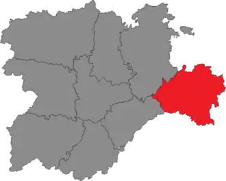 Carte de la circonscription.