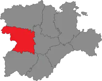 Carte de la circonscription.