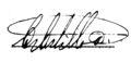 Signature de Carlos Castillo Armas