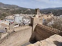 Castillo de Priego de Córdoba&nbsp;(es), vue sur la ville