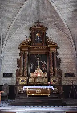 Le retable du maître-autel.