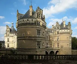 Vue générale du château du Lude.