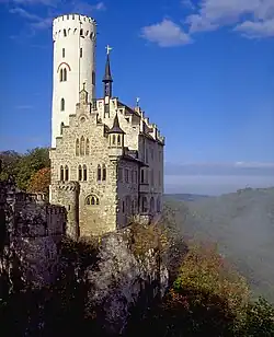 Château de Lichtenstein (XIIIe&nbsp;siècle), en Allemagne.
