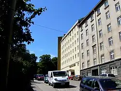 Castréninkatu vers Kaarlenkatu.