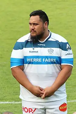 Description de l'image Castres Olympique - Présentation de l'équipe 2015-2016 - Eric Sione.jpg.