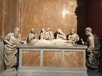 Le Saint Enterrement, groupe sculptural de Martín Díez de Liatzasolo&nbsp;(es) (entre 1539 et 1544).