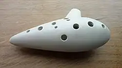 Ocarina blanc.