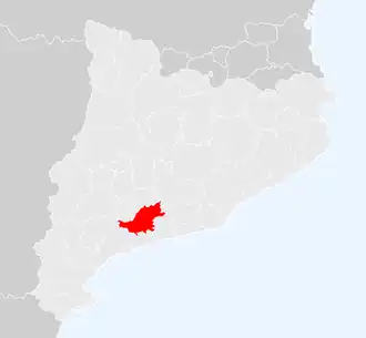 Localisation de Alt Camp