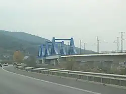 Pont sur l'AP-7, non loin de Barcelone.