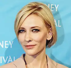 Cate Blanchett, comédienne australienne.