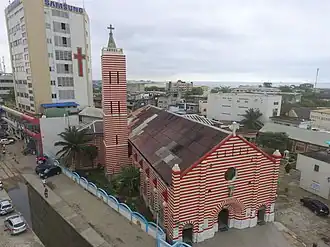La cathédrale Notre-Dame-de-Miséricorde de Cotonou.