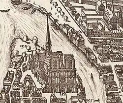 Le Terrain en 1618.