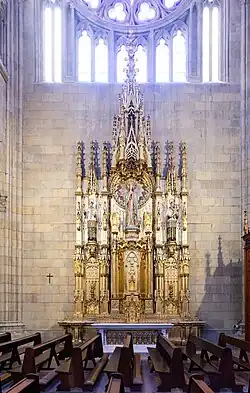 Retable Immaculée conception de Marie.