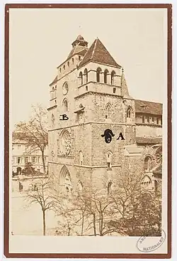La Cathédrale prise avant les travaux.