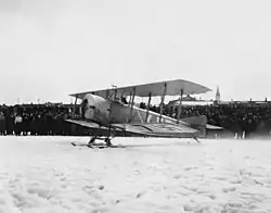 Un Caudron C.60 en Finlande en mars 1927.