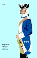 l' uniforme du régiment de 1762 à 1767