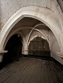 Cave de la Mal-coiffée ayant servi de prison collective pendant l'Occupation.