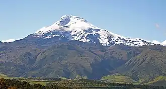 Vue sur le Cayambe