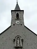 Le clocher de l'église.