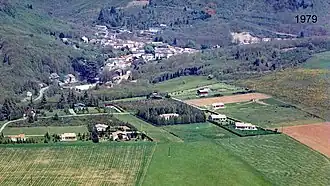 Plaine de Cazelles et Cuxac en 1979.