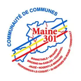 Blason de Communauté de communes Maines 301