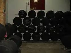 Vieillissement du xérès en solera.