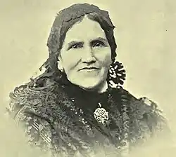 Celia Barrios de Reina, mère du général Reina Barrios et sœur de l'ancien président Justo Rufino Barrios. 1897.