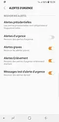 Paramétrage sur Android