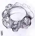 Bracelet en bronze, Tarn, IIIe&nbsp;siècle&nbsp;av. J.-C.