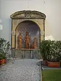 La céramique dans le cloître
