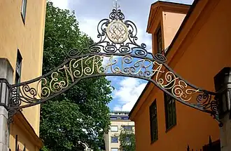 Signe de Drottninggatan.