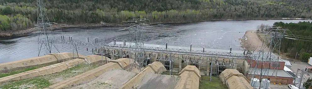 Centrale de la Trenche, La Tuque, Haute-Mauricie.
