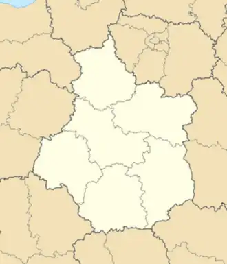 voir sur la carte du Centre-Val de Loire