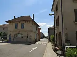 Le centre du village en 2019.