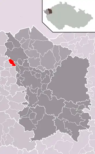 Localisation de Černava