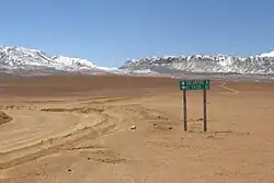 Altiplano chilien au pied du Cerro La Torta.
