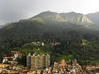 Vue depuis Bogota