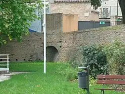 Mur de liaison du Torrione Beluxorum