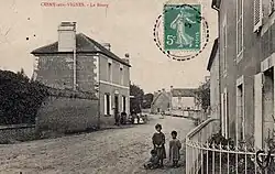 Vue du village vers 1920.
