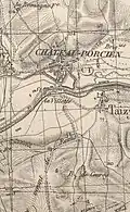 Le plateau de Nandin au nord du gué sur l'Aisne.