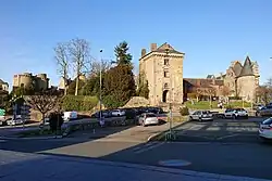 Photographie de l'élévation sud du château.